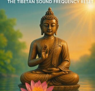 Tibetan sound frequency reset lotus flower