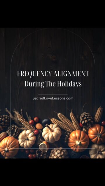 **NEW EPISODE** Learn how to stay grounded during the holidays. SacredLoveLessons.com

Music by Fred Irie

#spiritualfrequencyhopping 
#imanisankofa 
#frequencyalignment